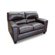 Loveseat de cuero Lacey 
