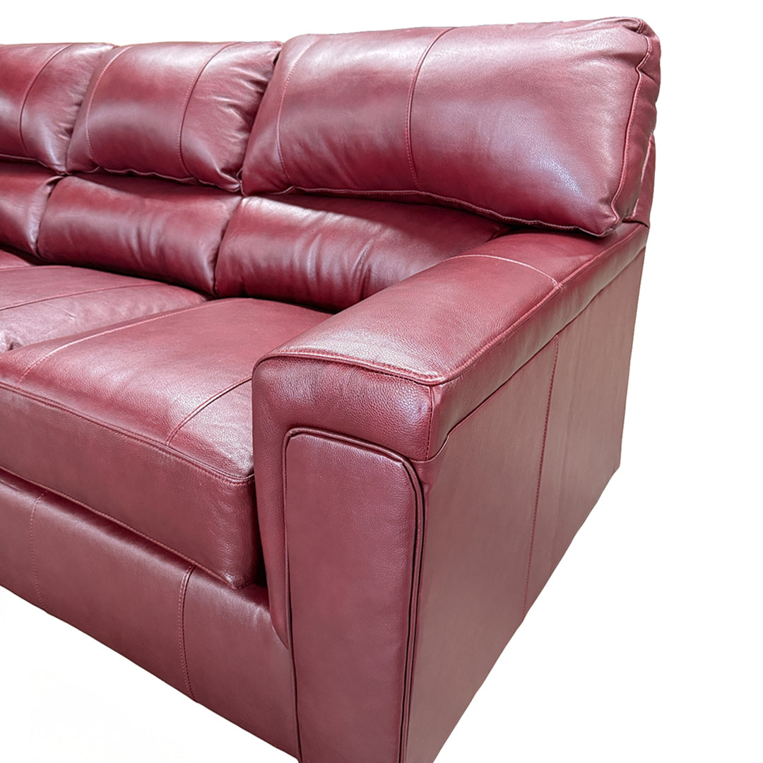 Lacey Leather Sofa and Loveseat