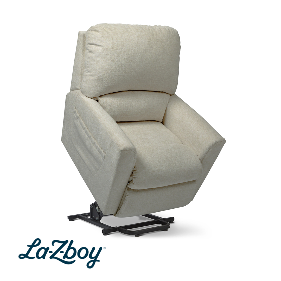 Jean Bronze Power Lift Recliner from La-Z-Boy Incorporated in Performance Fabric with Lift chair, Power Recline, Made in USA