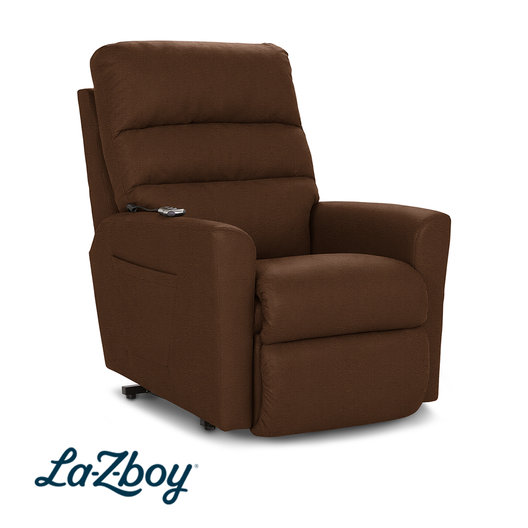 Liam Bronze Power Lift Recliner from La-Z-Boy Incorporated in Performance Fabric with Lift chair, Power Recline, Made in USA - Additional view 18