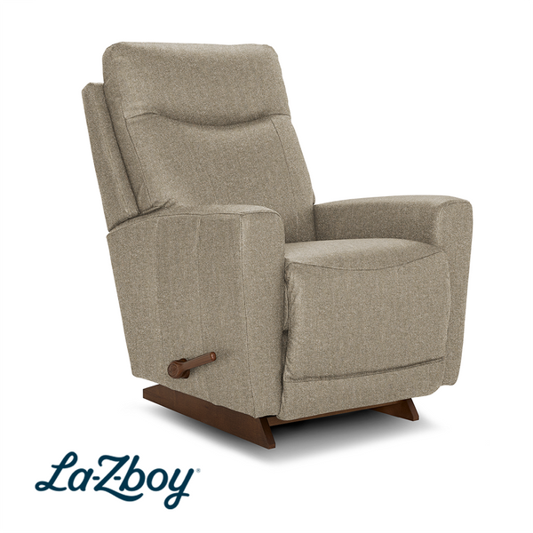 Kodie Rocker Recliner from La-Z-Boy Incorporated in Performance Fabric with Manual Recline, Made in USA