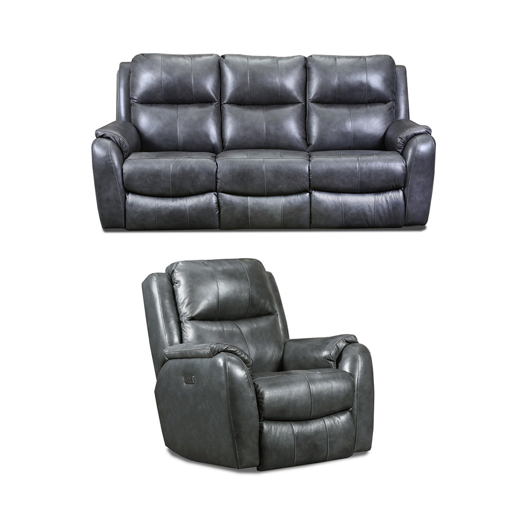 Marquis Power Sofa and Rocker Recliner