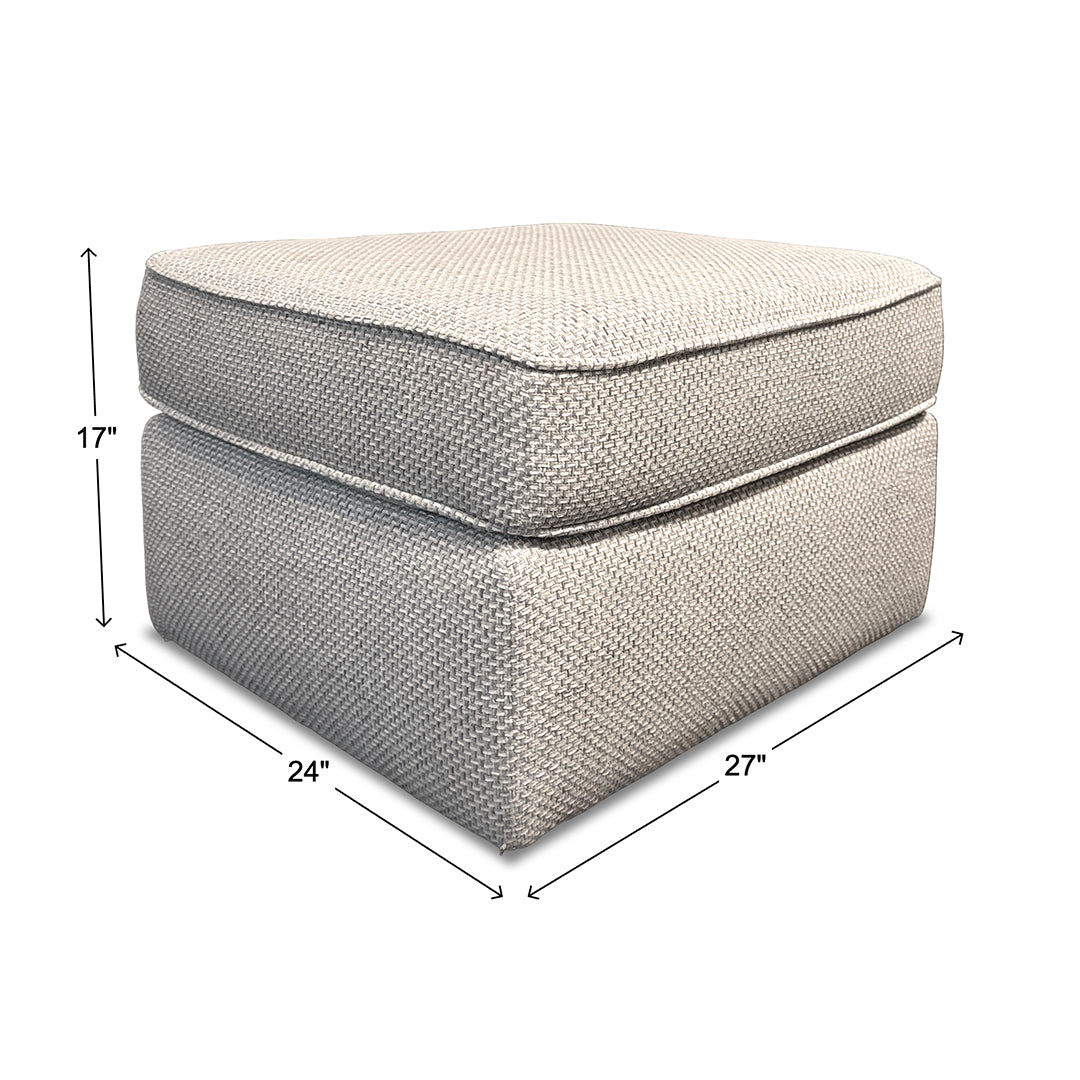 Nessa Swivel Glider with Ottoman