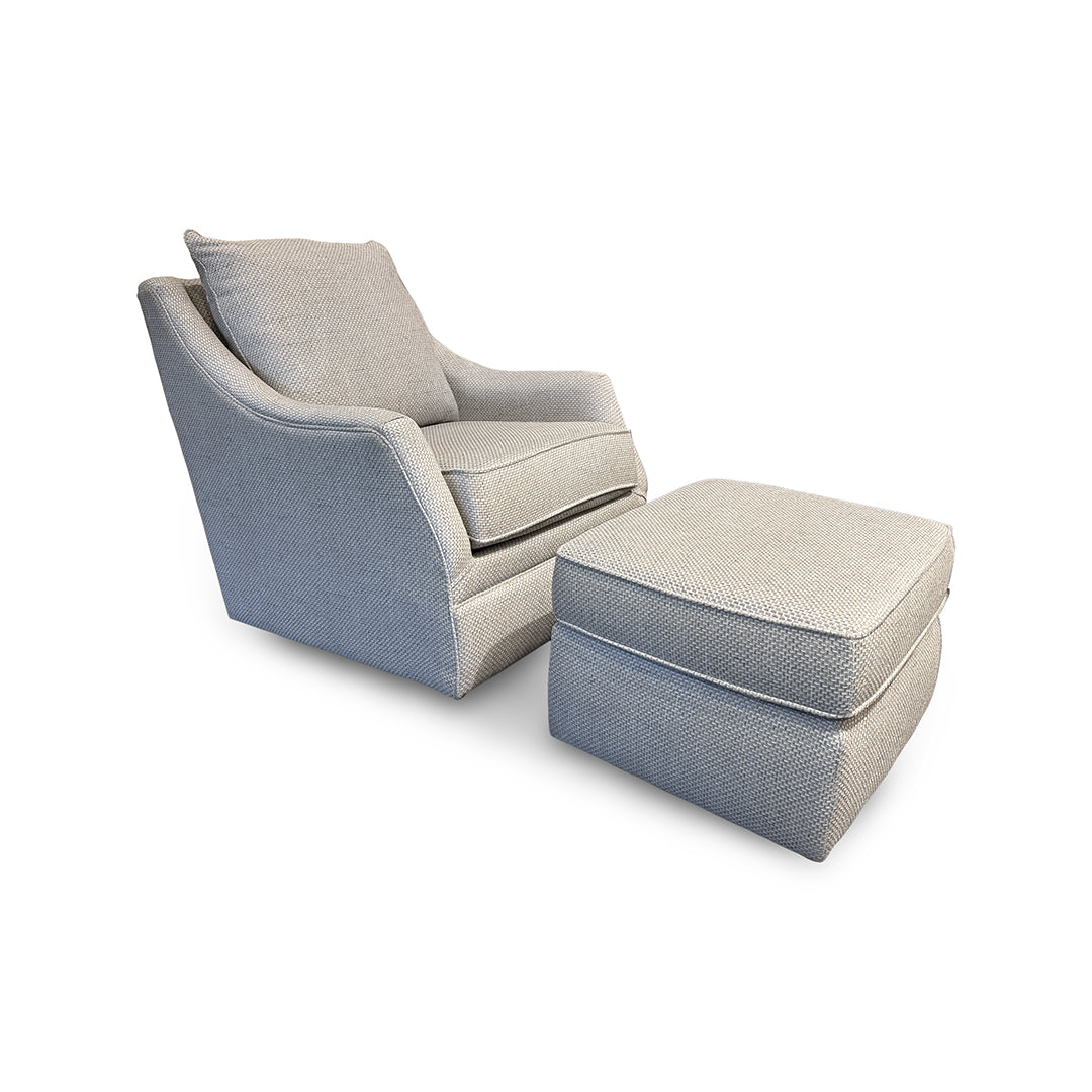 Nessa Swivel Glider with Ottoman