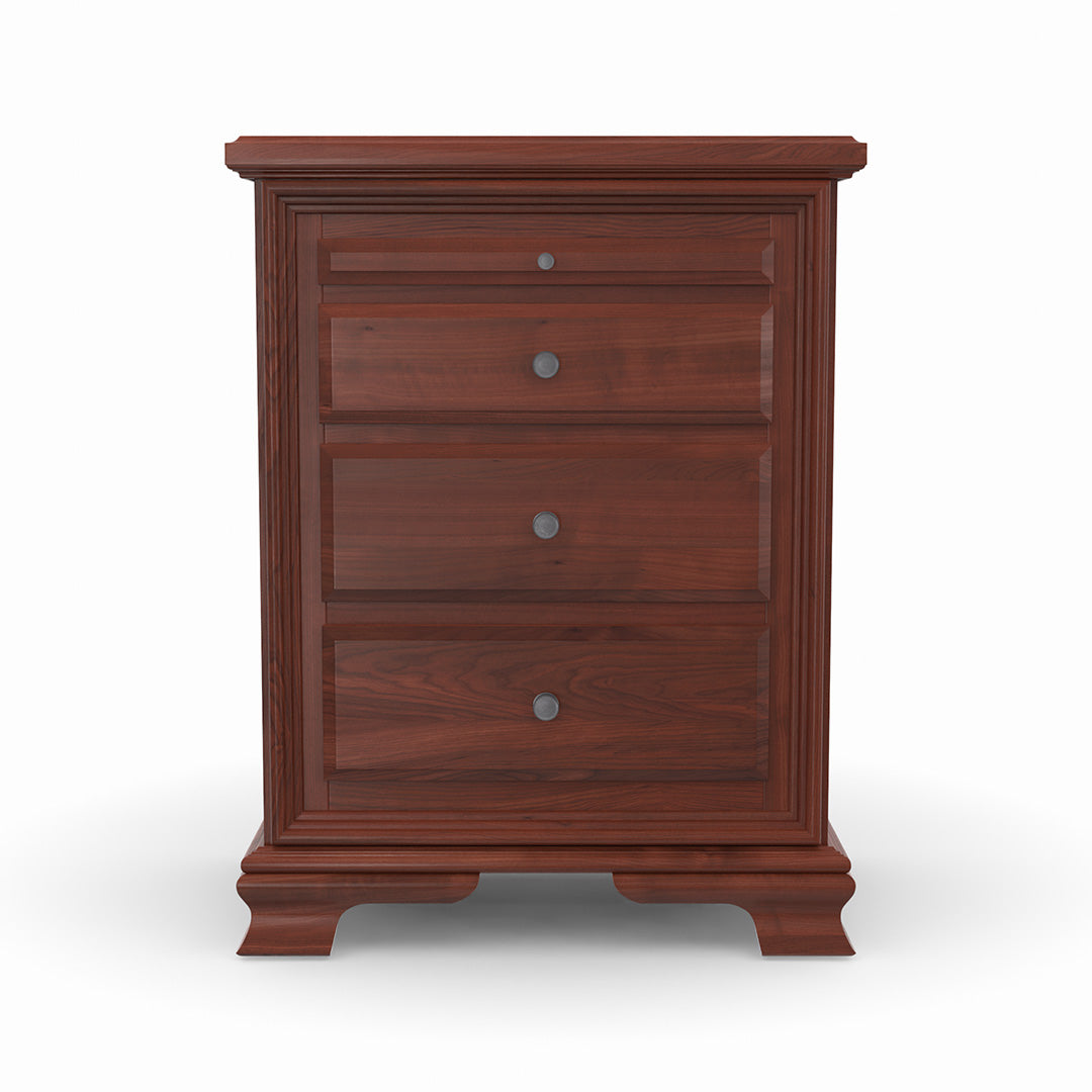 Amish Classic Nightstand with Pullout Shelf