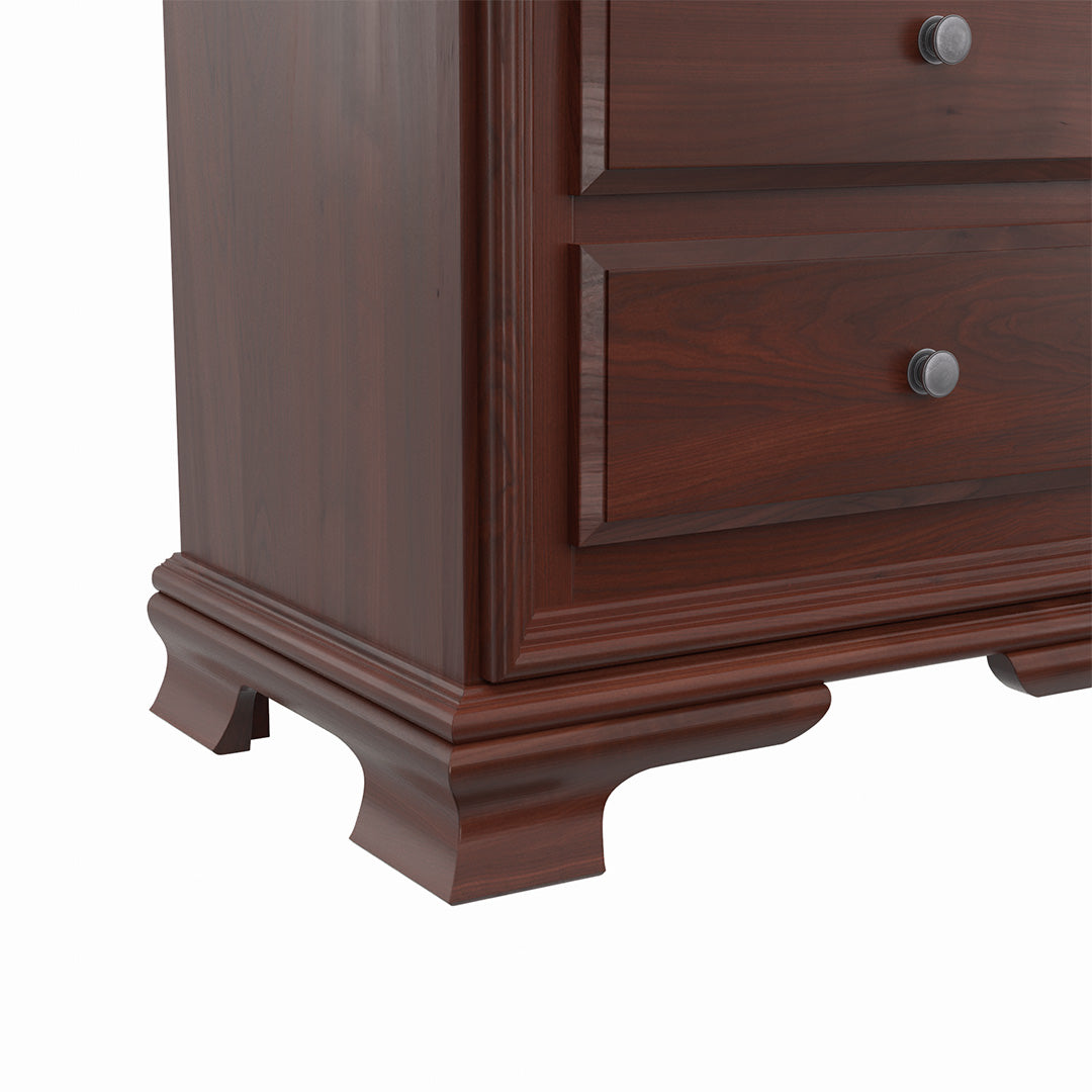 Amish Classic Nightstand with Pullout Shelf