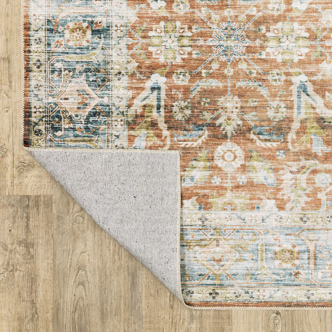 Charleston Bronze Washable Rug
