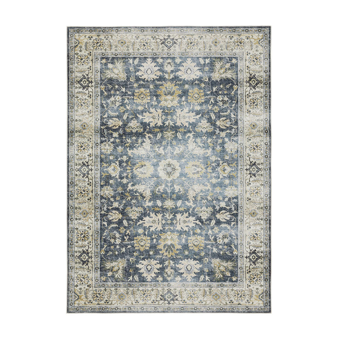 Charleston Olive Washable Rug