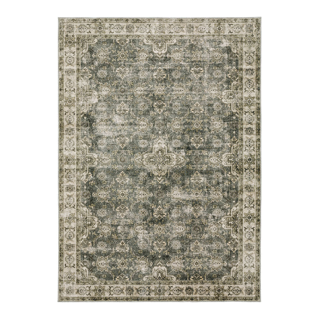Malibu Olive Washable Rug