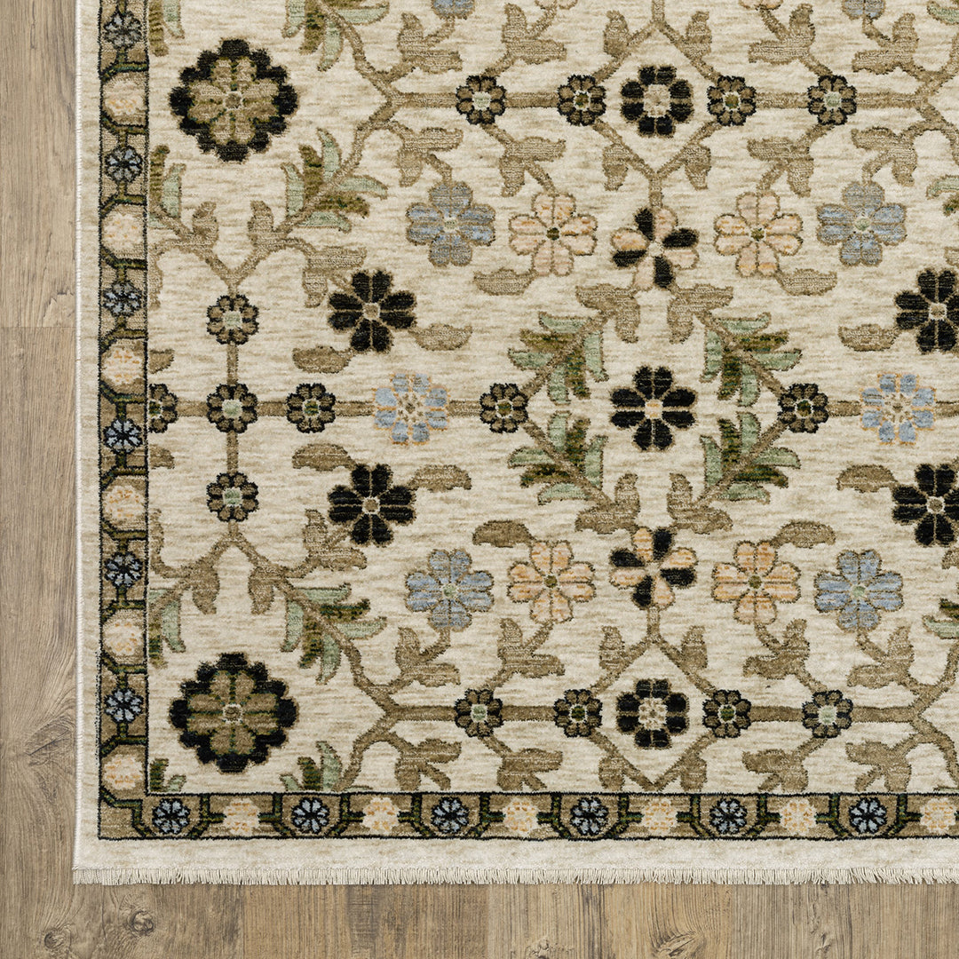 Westwood Green Rug from Sphinx Rugs by Oriental Weavers in 5 x 8 Polyester - Angle view
