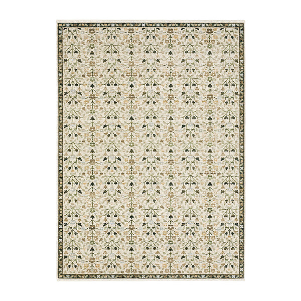 Westwood Green Rug from Sphinx Rugs by Oriental Weavers in 5 x 8 Polyester - Wood detail