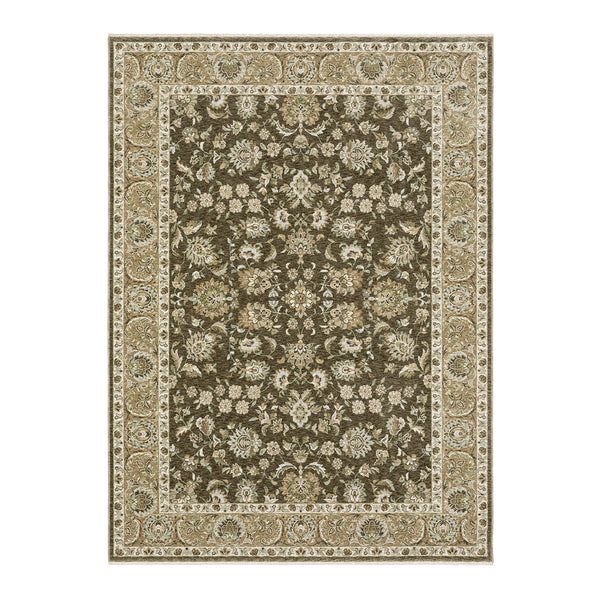 Westwood Beige Rug from Sphinx Rugs by Oriental Weavers in 2 x 8 Polyester - Wood detail