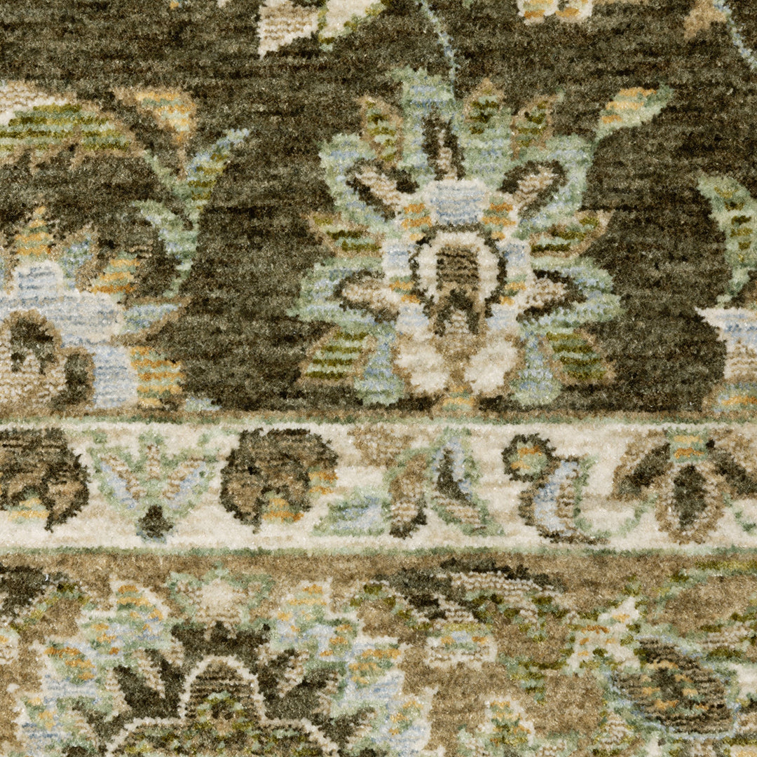 Westwood Beige Rug from Sphinx Rugs by Oriental Weavers in 2 x 8 Polyester - Wood detail