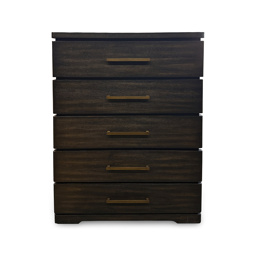 Pacific Heights Chest from Napa Furniture Designs in Black Solid Wood with Soft Close - Additional view 4