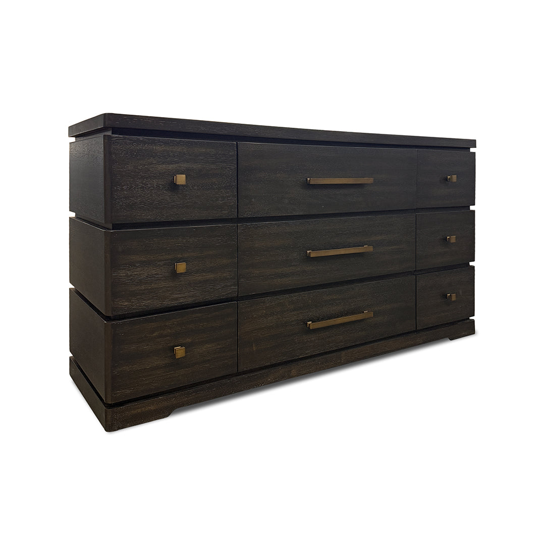 Pacific Heights Dresser from Napa Furniture Designs in Black Solid Wood with Soft Close