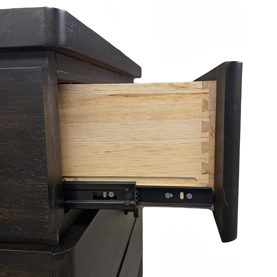 Pacific Heights Dresser from Napa Furniture Designs in Black Solid Wood with Soft Close - Additional view 10