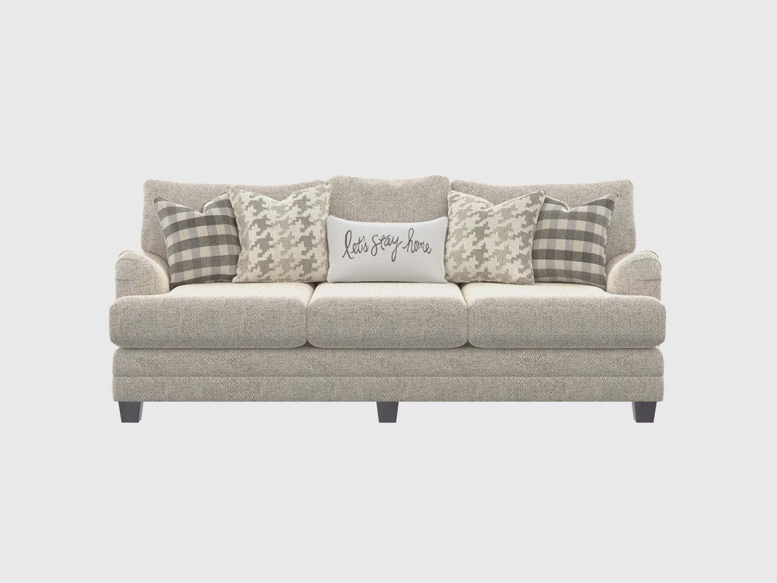 360 spin view of the basic wool sofa couch