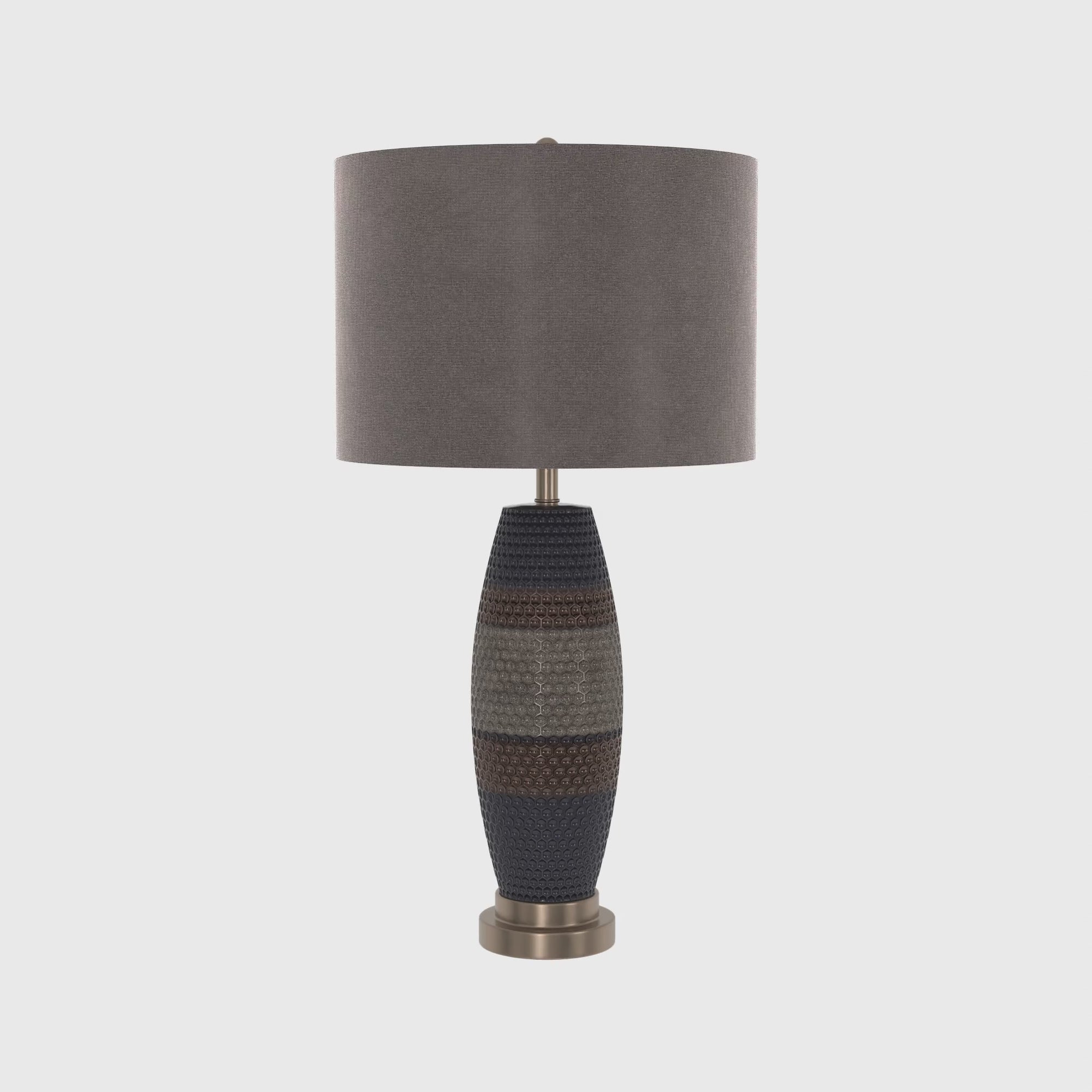 Hammered Ceramic Table Lamp