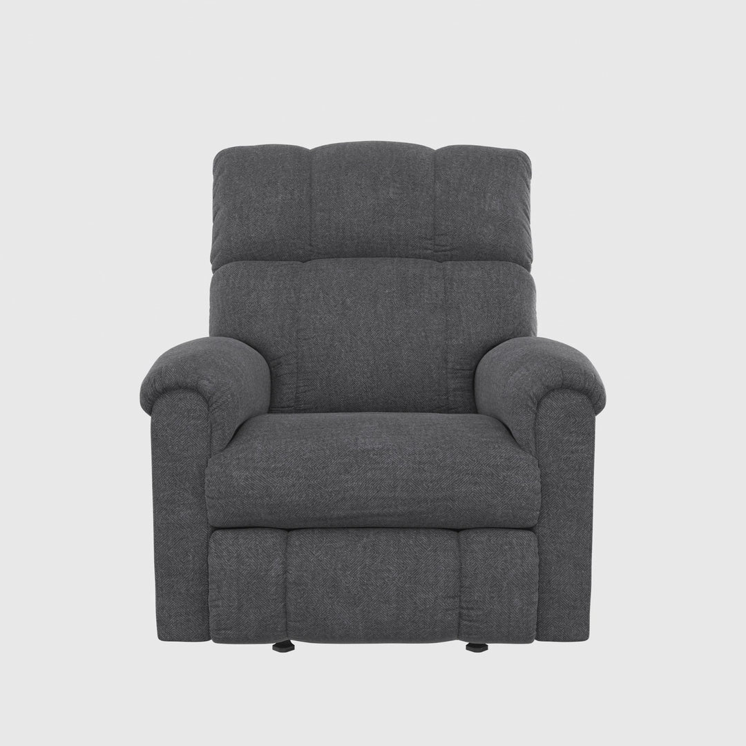 Norton rocker recliner in gray, product video tour