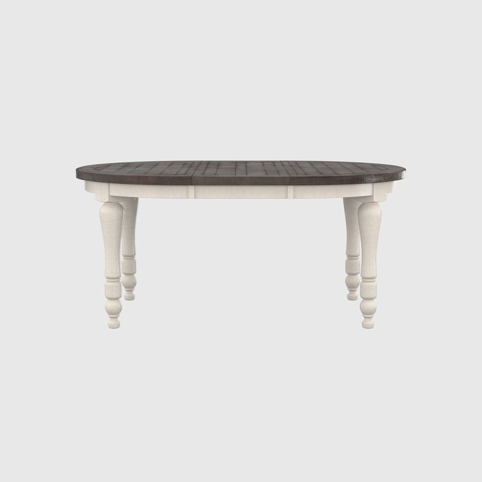 Mesa ovalada del condado de Madison - Blanca 