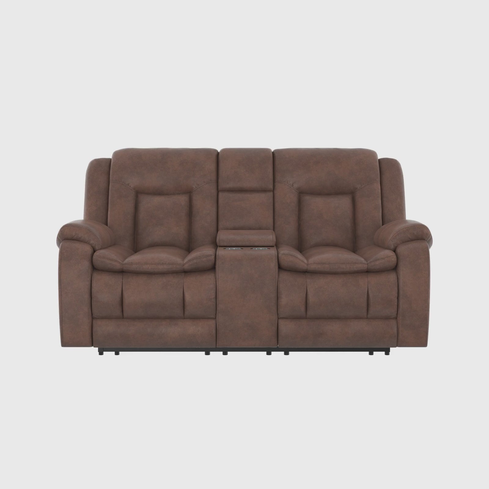Morello Manual Reclining Loveseat with Console