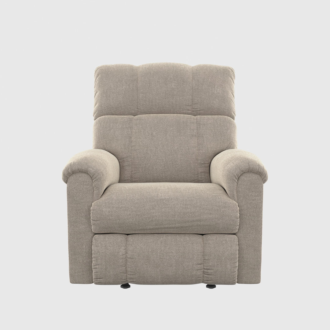 Norton rocker recliner in beige, product video tour
