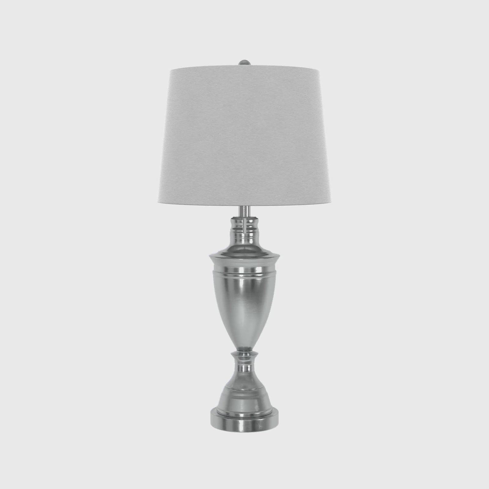 Dolan Brushed Steel Lamp