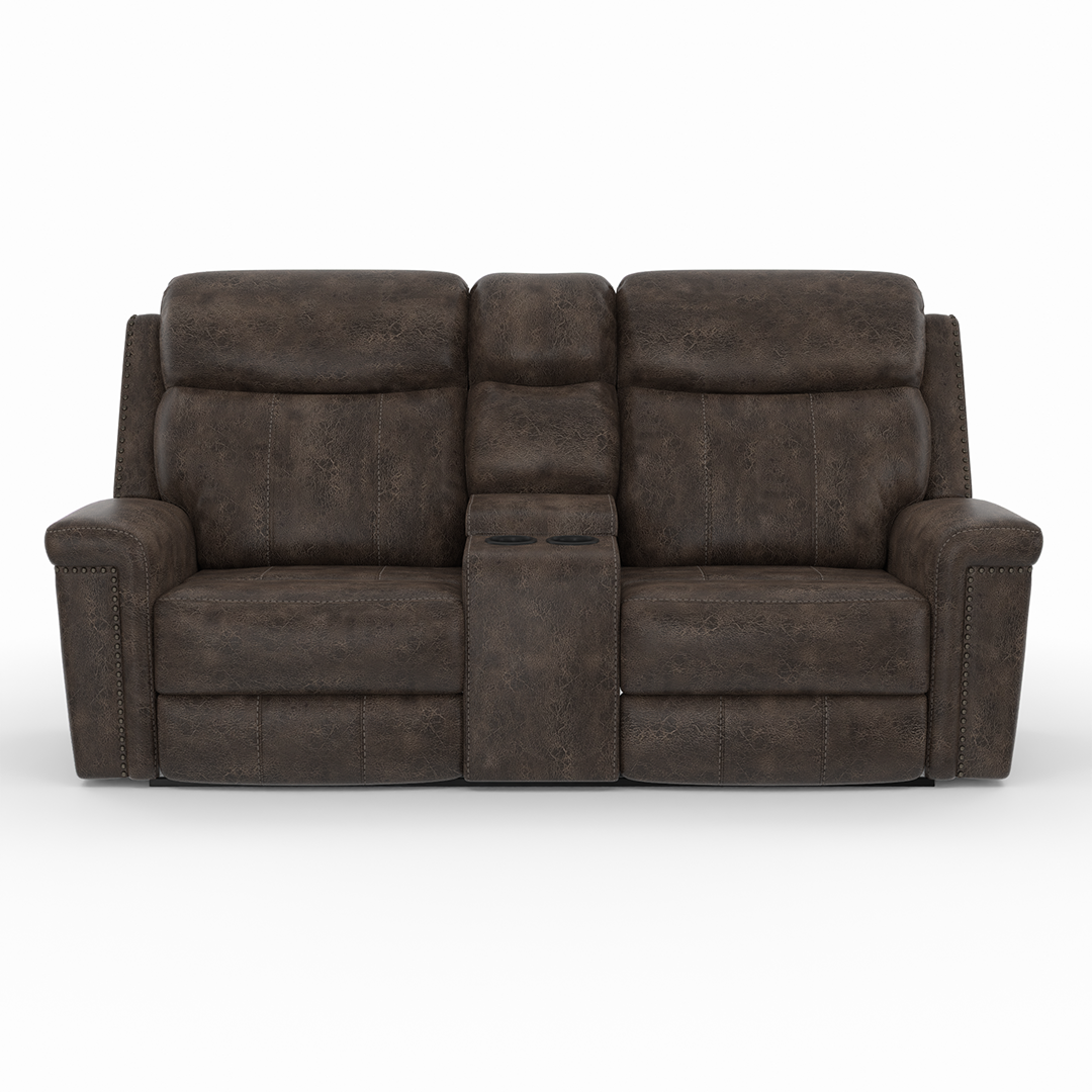 Quade Manual Reclining Loveseat with Console