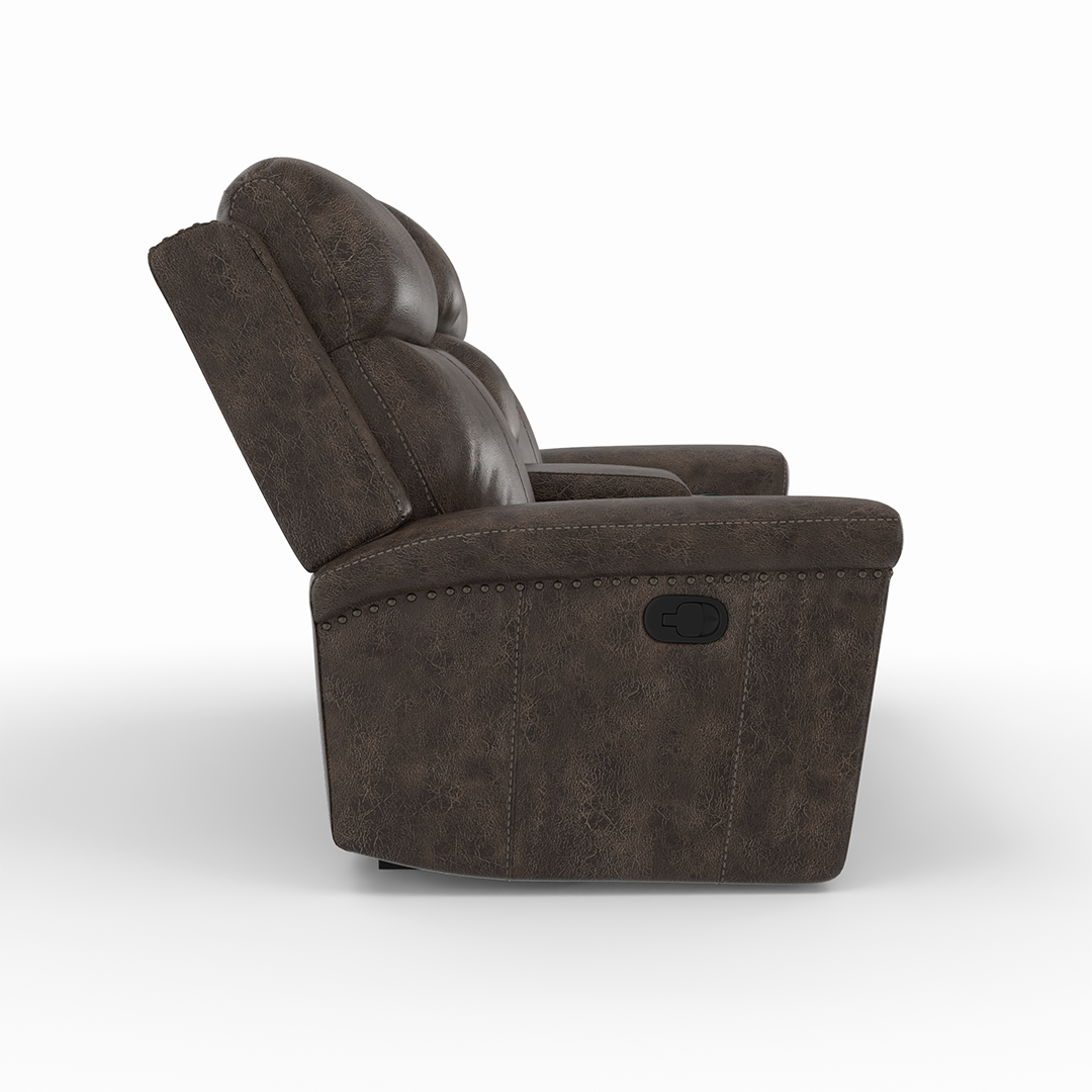 Quade Manual Reclining Loveseat with Console