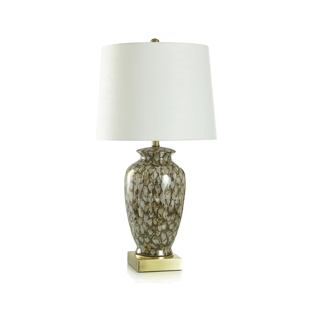 Reactive Glaze Traditional Table Lamp
