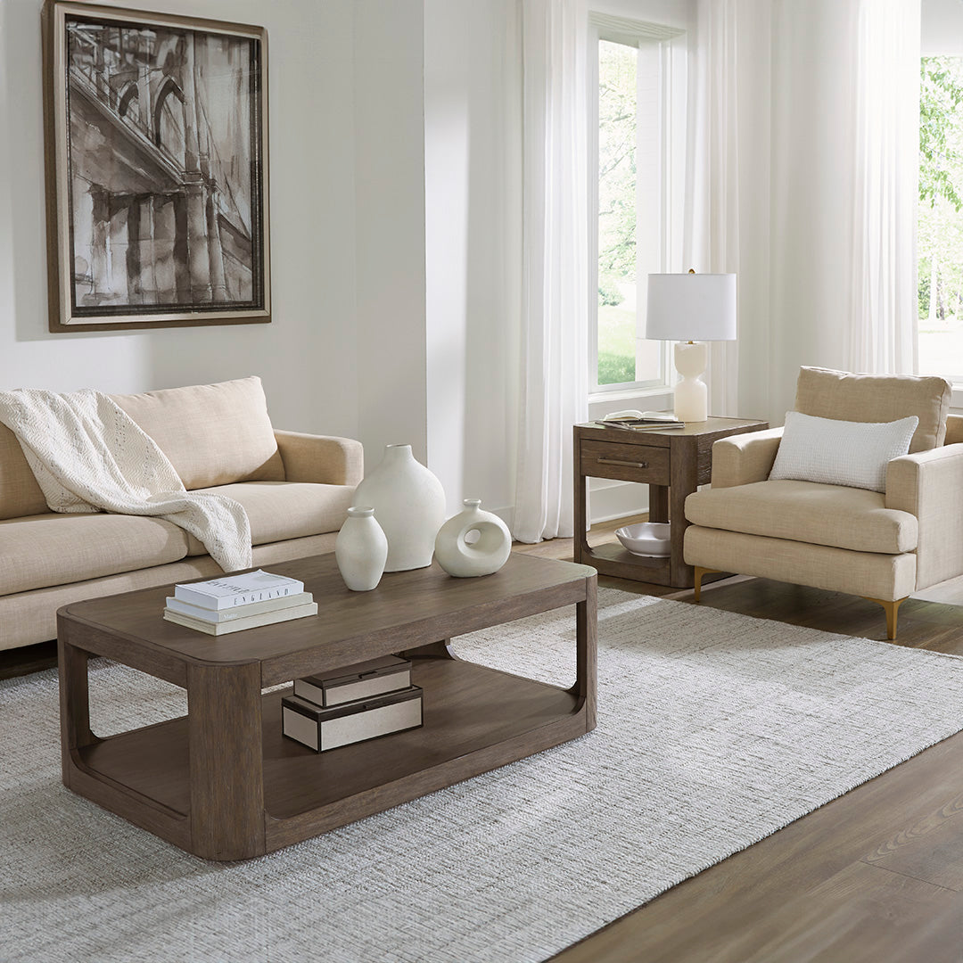 South Bend End Table from Liberty Furniture in Brown - Beige finish