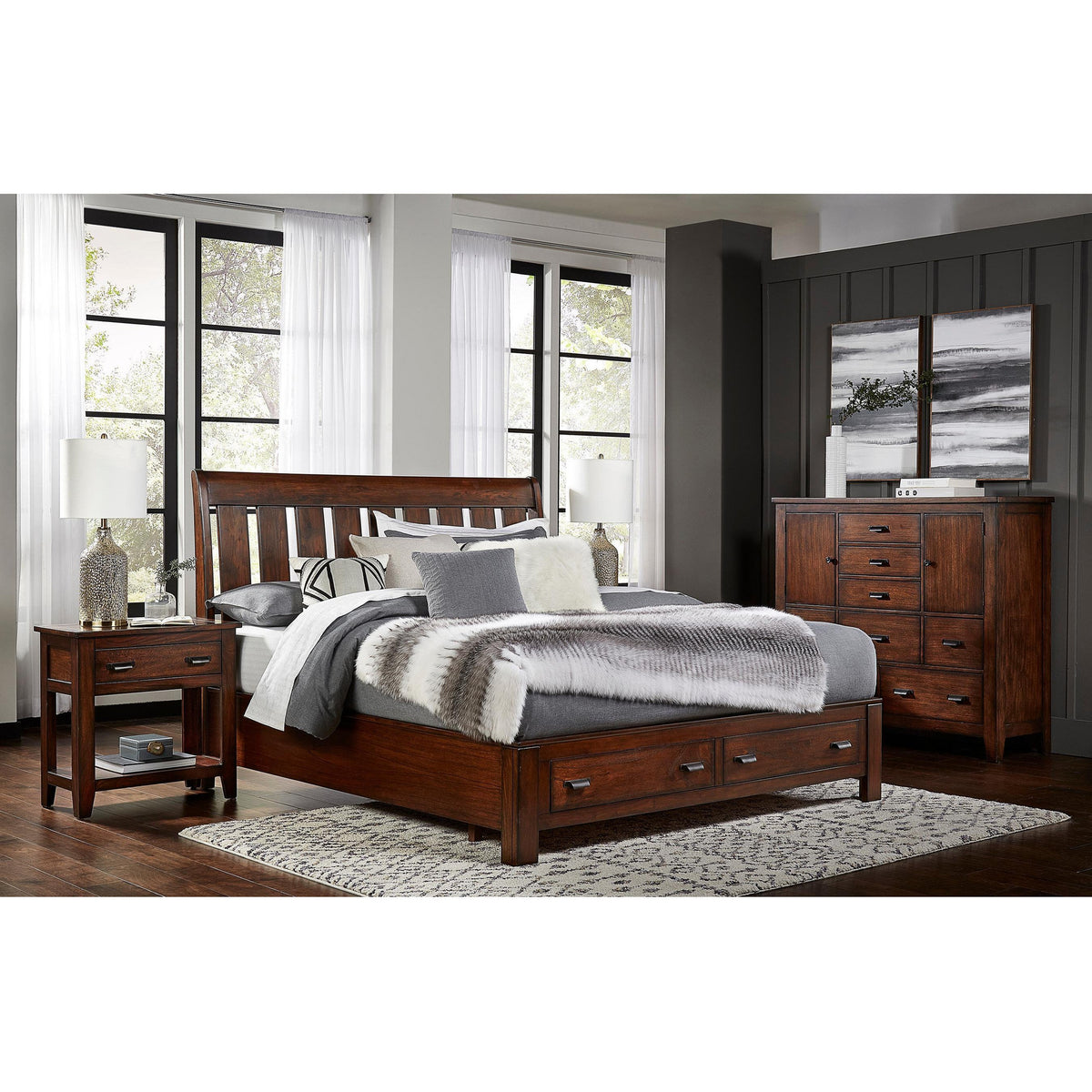 Trembessi Storage Bed