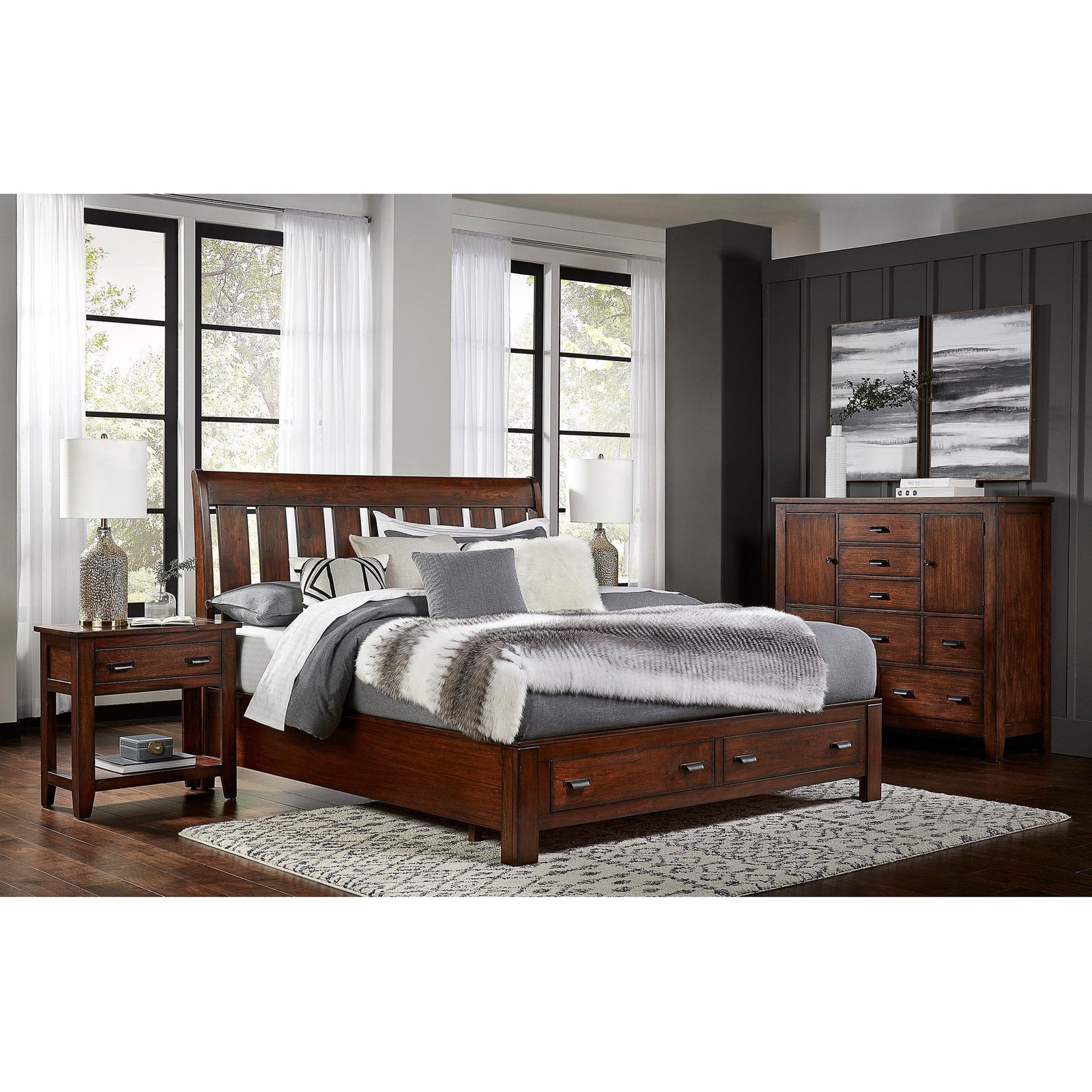 Trembessi Storage Bed