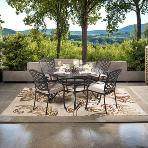 Halston Outdoor Round Dining Set