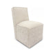 Beige upholstered chair 