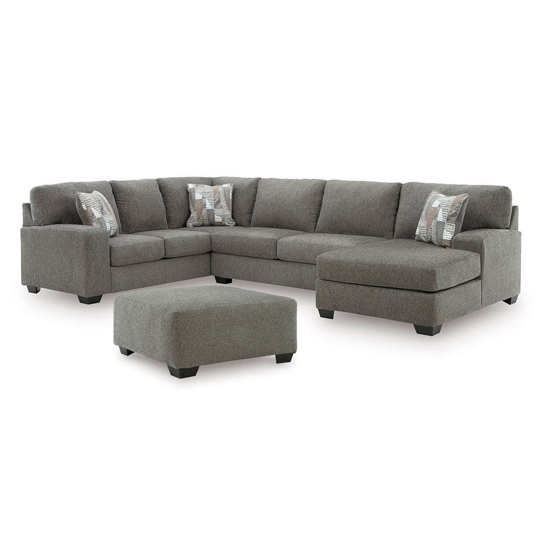 Seyler Sectional Right Chaise with Ottoman