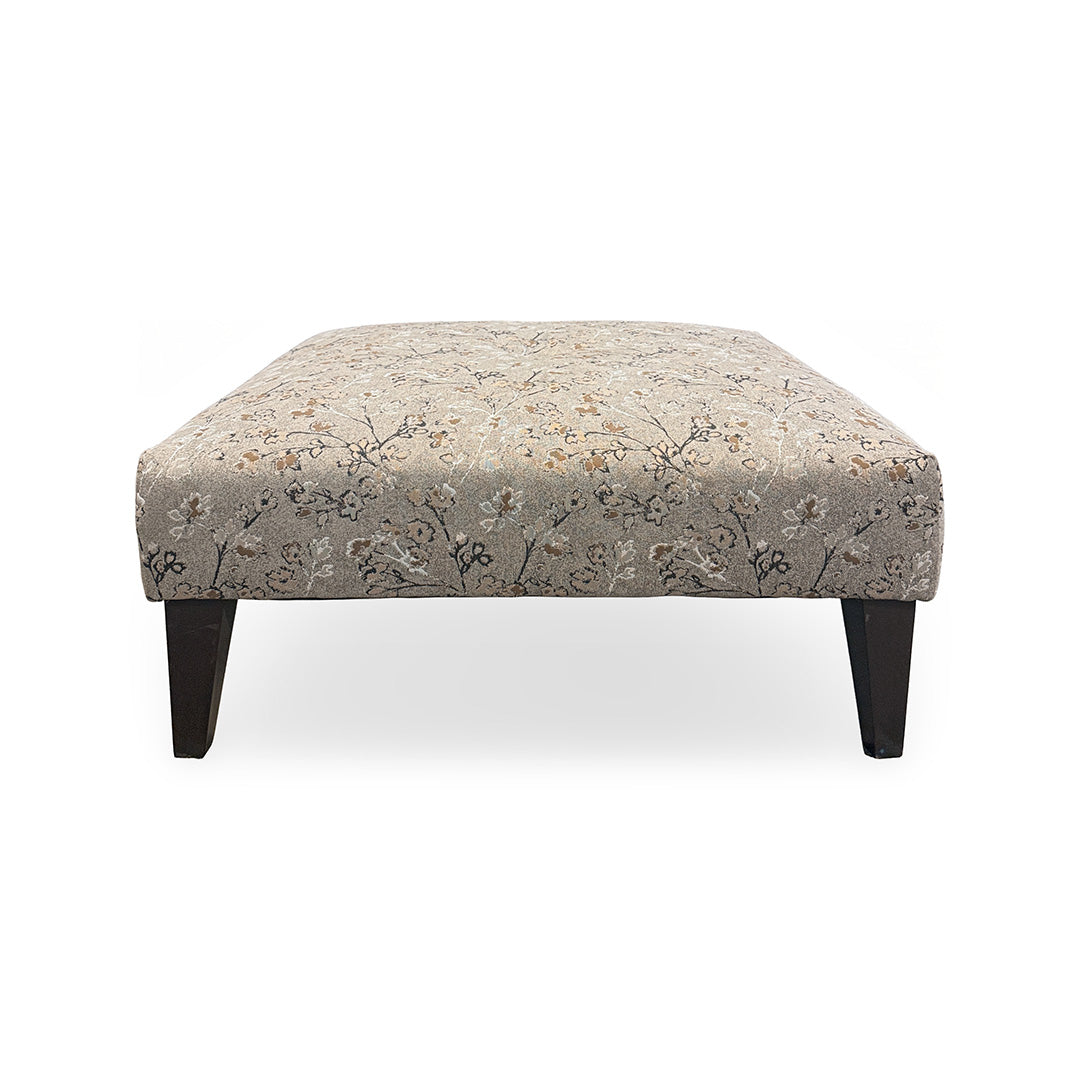 Square Ottoman from Best Home Furnishings in Polyester, Made in USA - Alternate angle