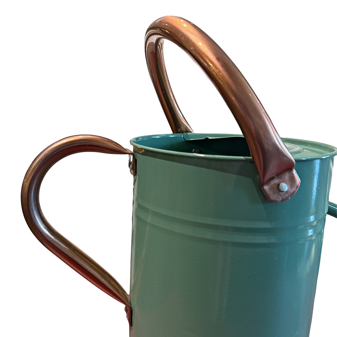 Green Metal Watering Can