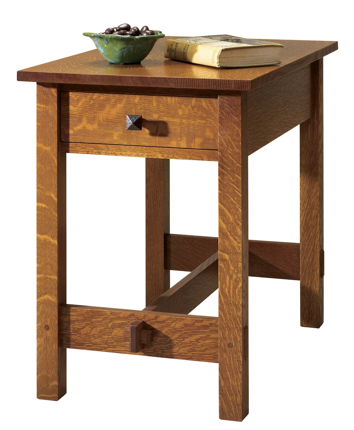 Morris End Table with Drawer