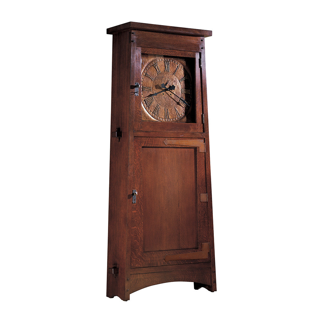 Asheville Clock with Strap Hinge