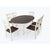 Madison County Oval Dining Set - White