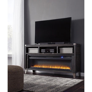 Todoe TV Stand with Fireplace