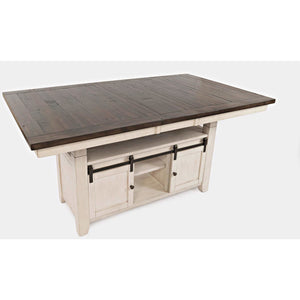 Madison County High-Low Table - White