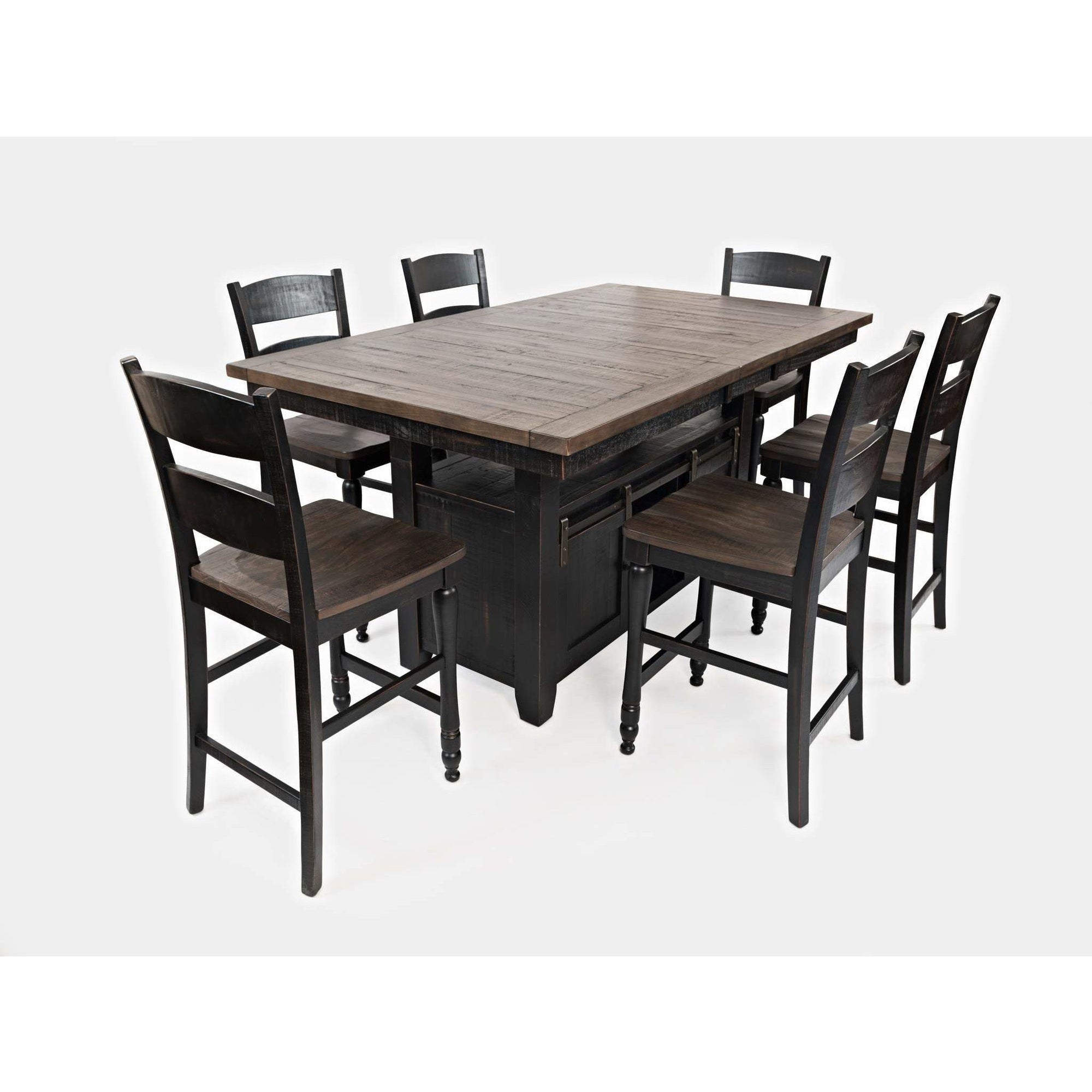 Madison County Counter Dining Set - Black