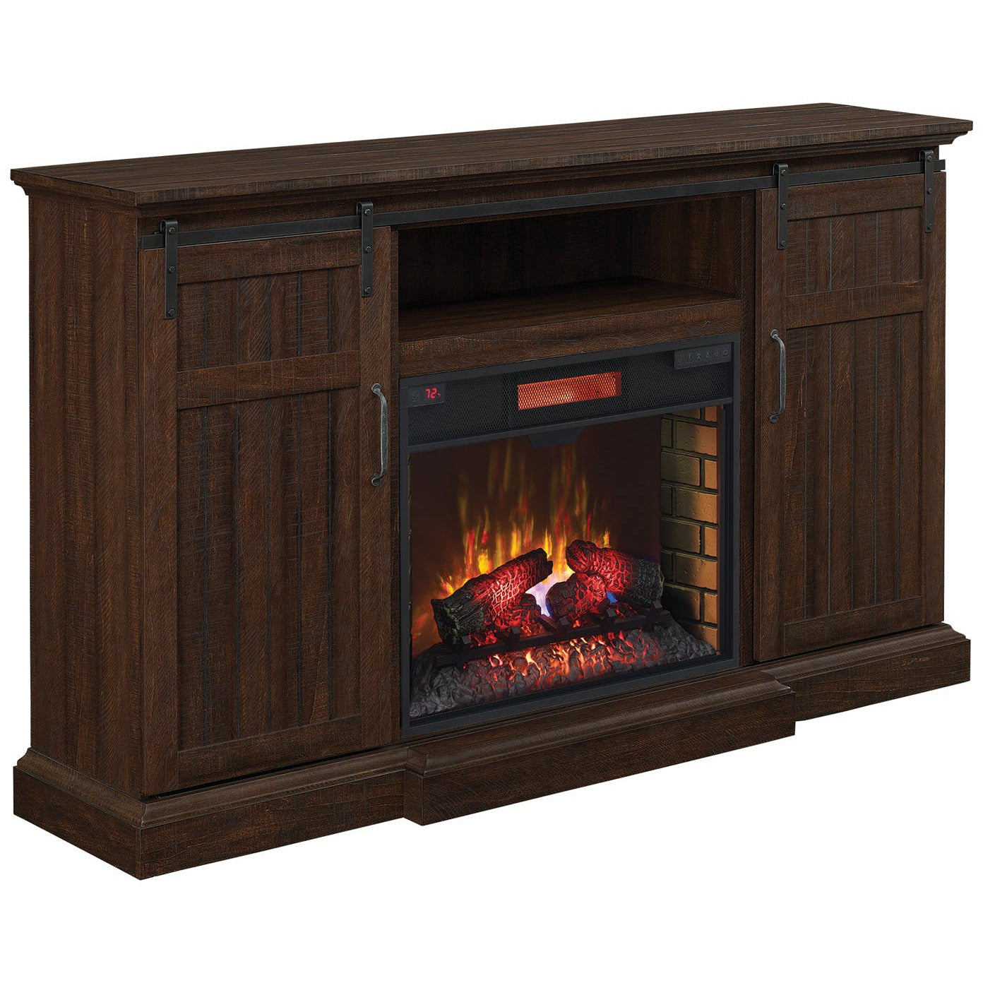 Manning TV Stand with Fireplace Insert