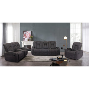Cowboy Reclining Loveseat with Console