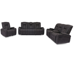 Cowboy Reclining Loveseat with Console