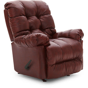 burgundy leather recliner