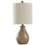 Brown Poly Table Lamp