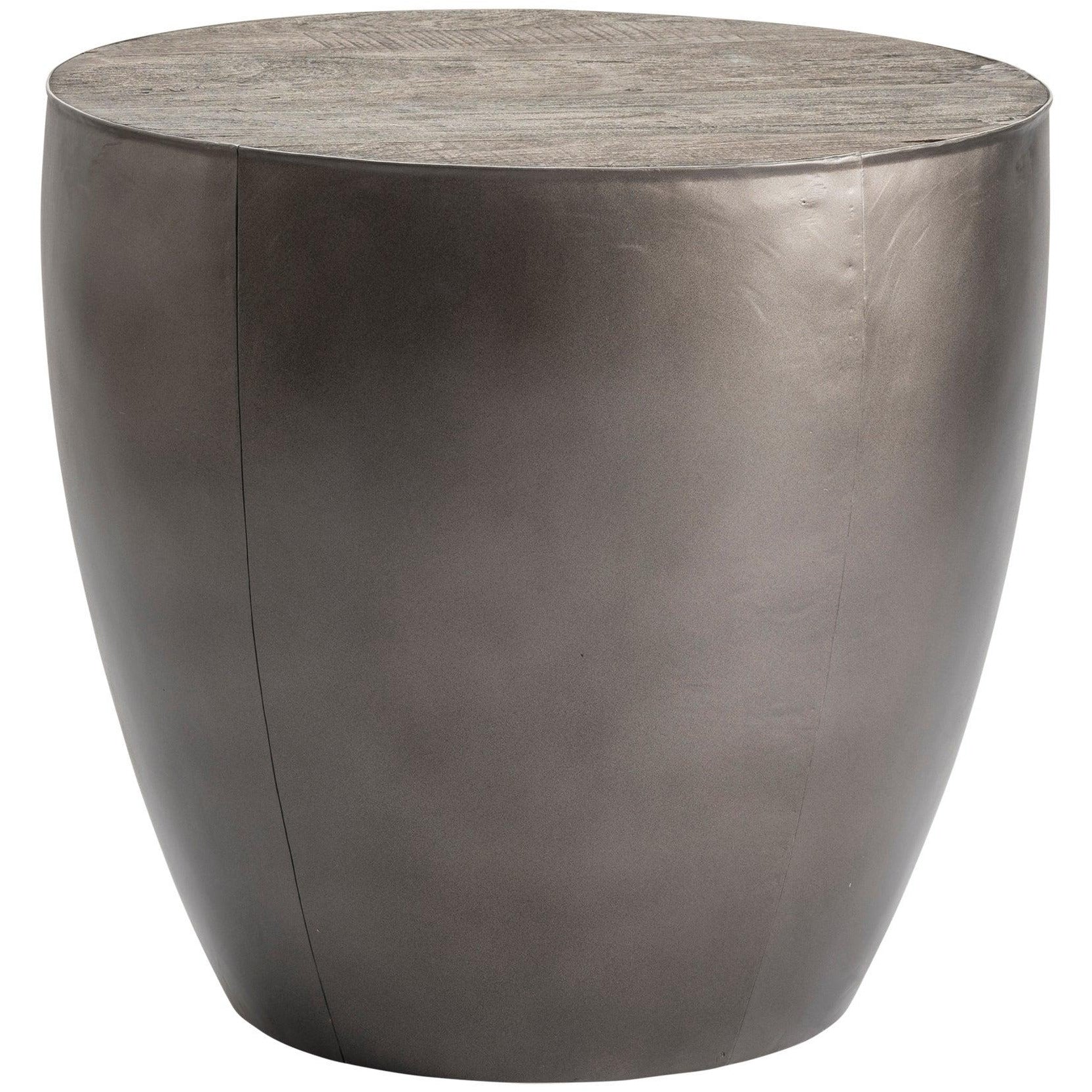 Bengal Manor Drum Base End Table
